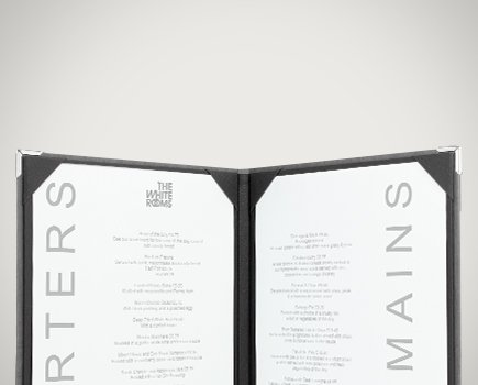 Choisissez la meilleure façon de montrer l'intérieur de votre protège-menu