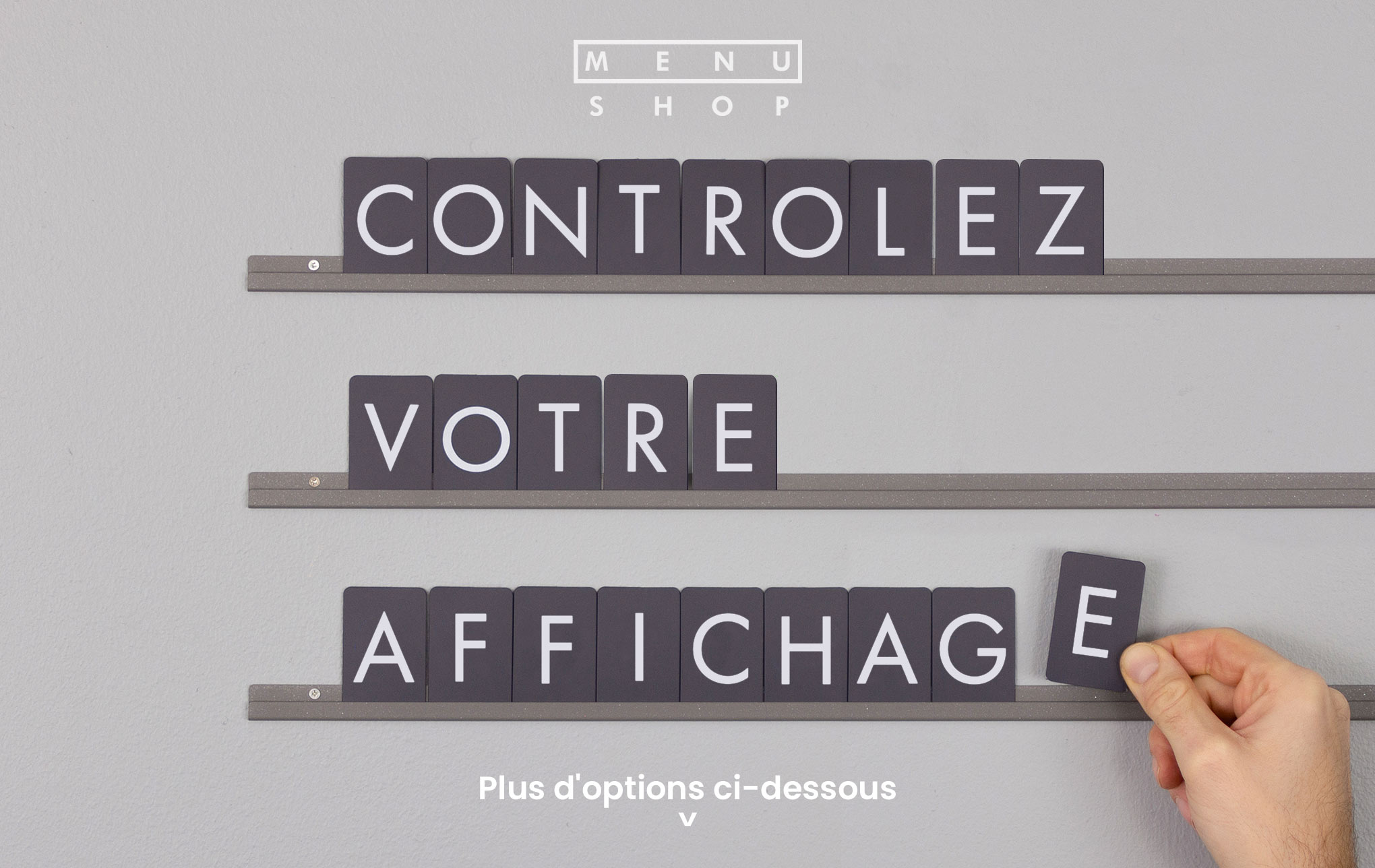 Plus d'options ci-dessous