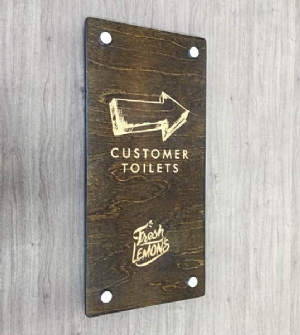 wooden signs, engraved signs, restaurant signage, menushop