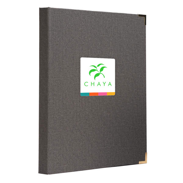 Foom folder with custom metal plate