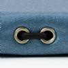 Ashmore menu cover blue eyelets silver black sparkle