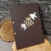 faux leather menu, menu cover, menushop, menu shop, cambridge, cambridge menu, elegant menus, classy menu cover.