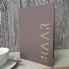 faux leather menu, menu cover, menushop, menu shop, cambridge, cambridge menu, elegant menus, classy menu cover.