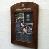 wooden wall display