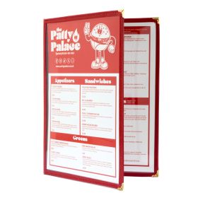 Protège-menu Américain double 