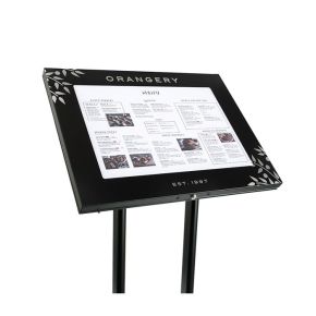 Porte-menu à pied Incliné Nice