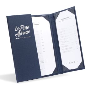 Tulle menu dépliant