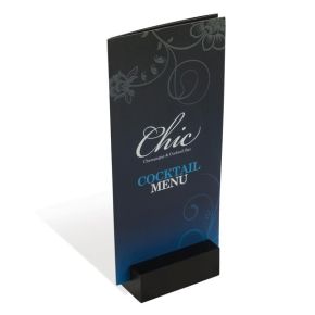 Menu de table prisme en bois