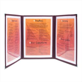 Protège-menu Américain Élite Triple