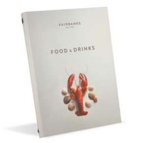 Menu imprimé personnalisé