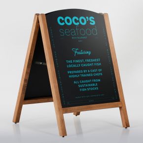 Stop-trottoir avec encadré en bois