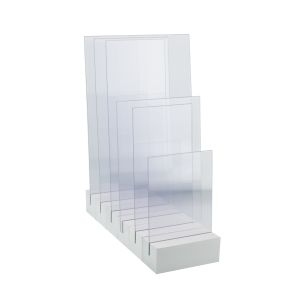 Pochette rigide pour chevalets de table