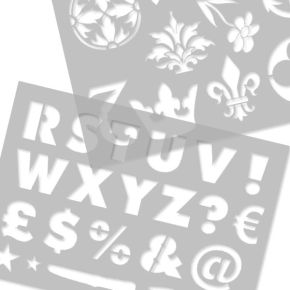 Pochoirs à tableau noir