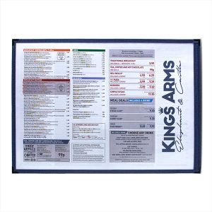 Protège-menu Américain Élite Simple