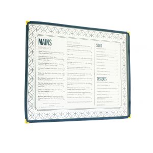 Protège-menu Américain simple  