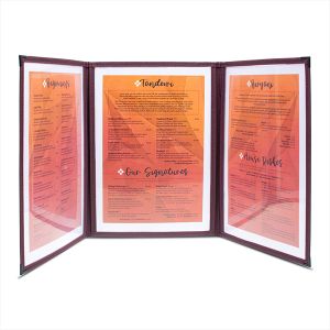 Protège-menu Américain Élite Triple