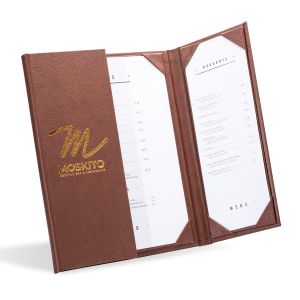 Oxford menu dépliant