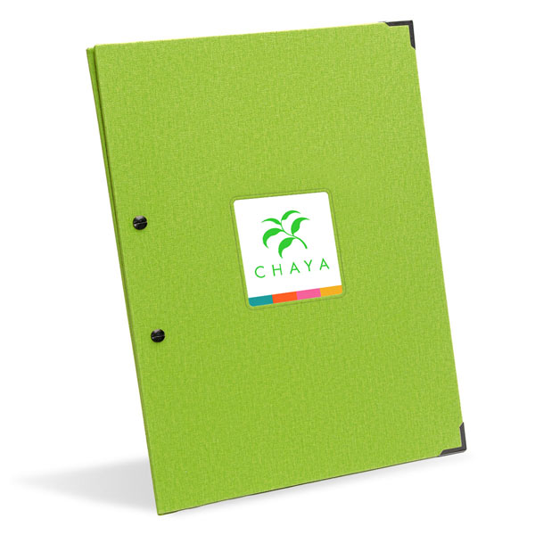 Bruge Menu with a square printed plate Bruge Menu with a square printed plate